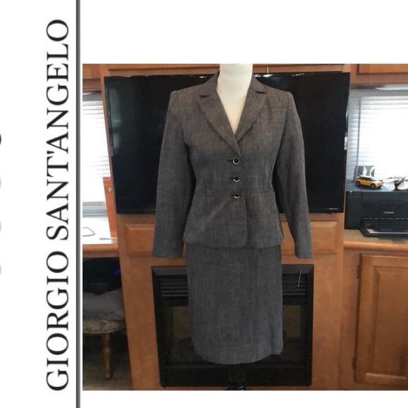 Giorgio Sant ‘ Angelo Dresses & Skirts - Giorgio Sant'Angelo Black & White Skirt Suit